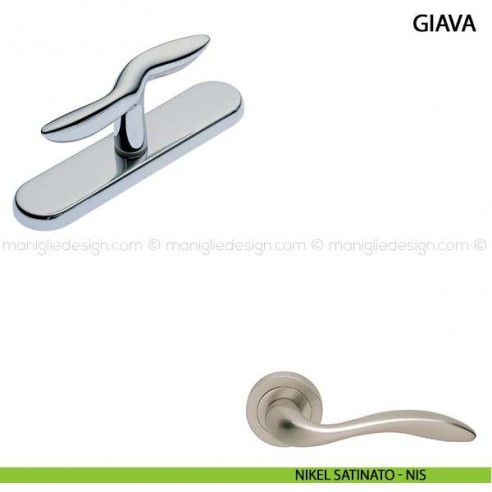 Maniglia cremonese per finestra Giava Manital nikel satinato