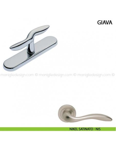 Maniglia cremonese per finestra Giava Manital nikel satinato