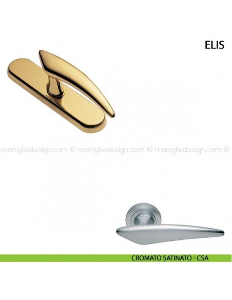 Maniglia cremonese per finestra Elis Manital cromato satinato