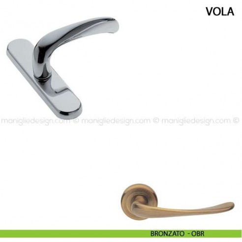 Maniglia cremonese per finestra Vola Manital bronzato