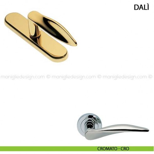 Maniglia cremonese per finestra Dalì Manital cromato