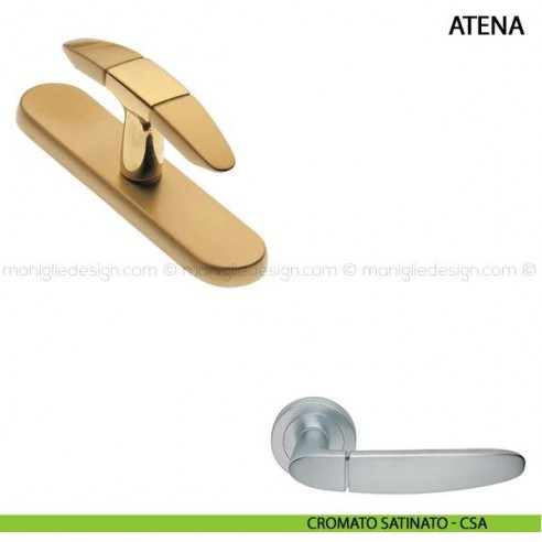 Maniglia cremonese per finestra Atena Manital cromato satinato