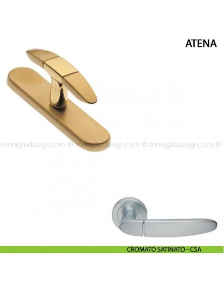Maniglia cremonese per finestra Atena Manital cromato satinato