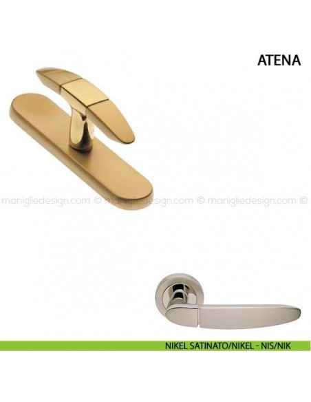 Maniglia cremonese per finestra Atena Manital nikel satinato/nikel
