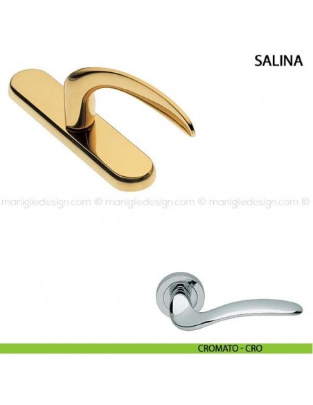 Maniglia cremonese per finestra Salina Manital cromato