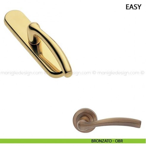 Maniglia cremonese per finestra Easy Manital bronzato