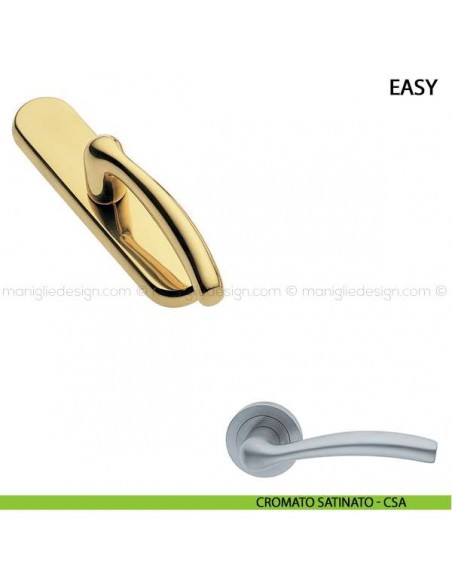 Maniglia cremonese per finestra Easy Manital cromato satinato