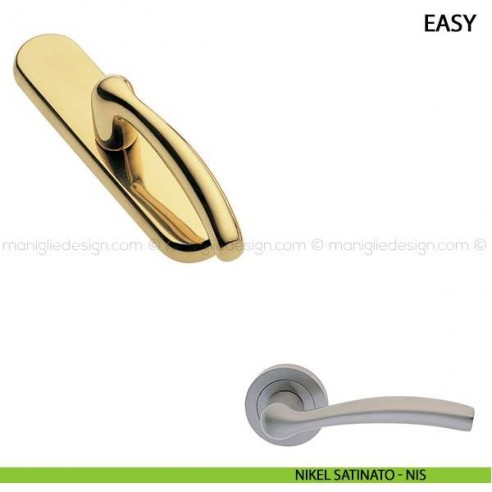 Maniglia cremonese per finestra Easy Manital nikel satinato