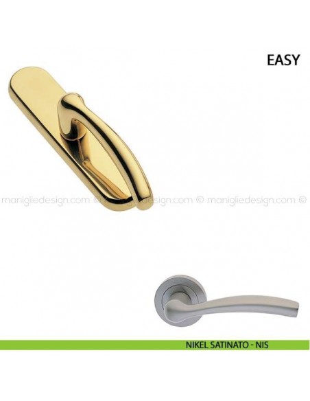 Maniglia cremonese per finestra Easy Manital nikel satinato