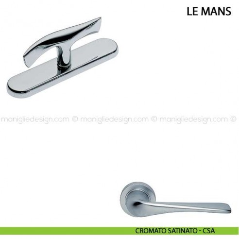 Maniglia cremonese per finestra Le Mans Manital cromato satinato