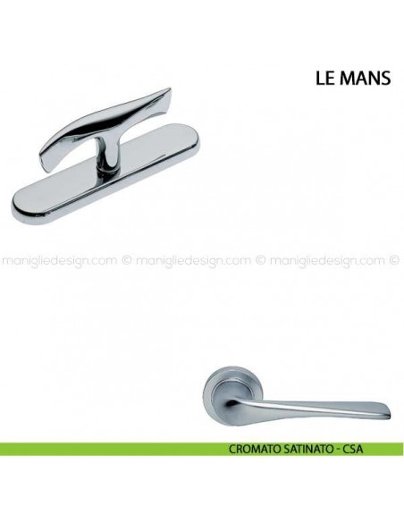 Maniglia cremonese per finestra Le Mans Manital cromato satinato