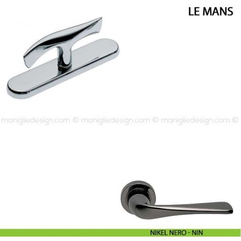 Maniglia cremonese per finestra Le Mans Manital nikel nero