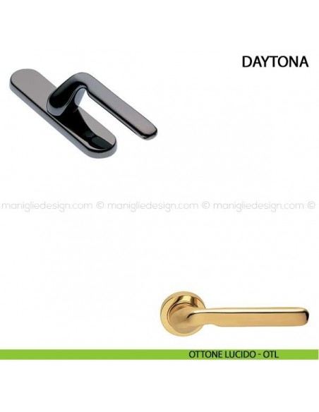 Maniglia cremonese per finestra Daytona Manital ottone lucido
