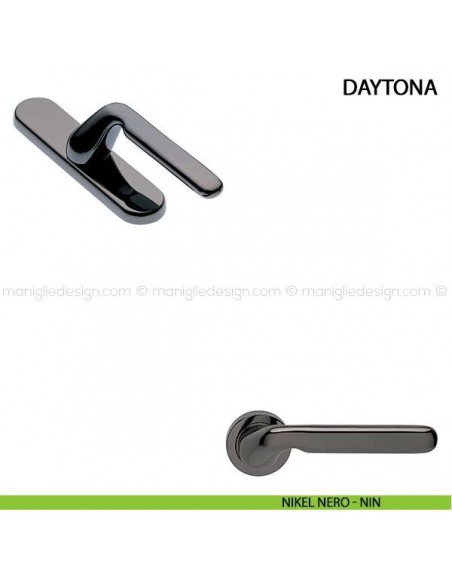 Maniglia cremonese per finestra Daytona Manital nikel nero