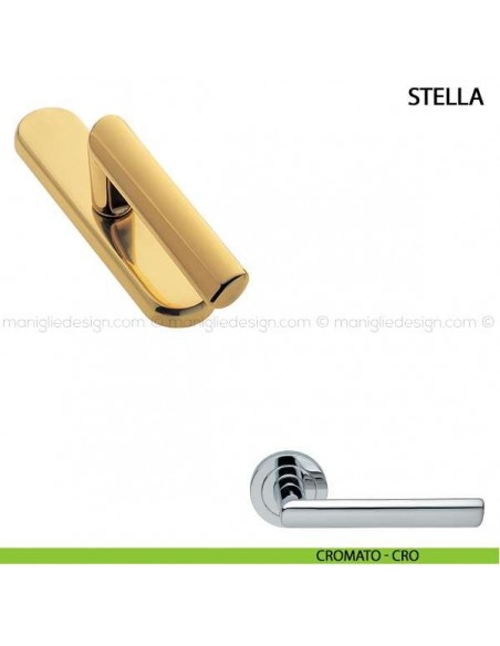 Maniglia cremonese per finestra Stella Manital cromato