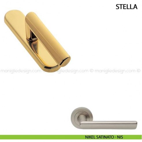 Maniglia cremonese per finestra Stella Manital nikel satinato
