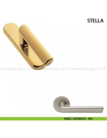 Maniglia cremonese per finestra Stella Manital nikel satinato