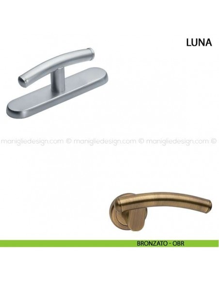 Maniglia cremonese per finestra Luna Manital bronzato