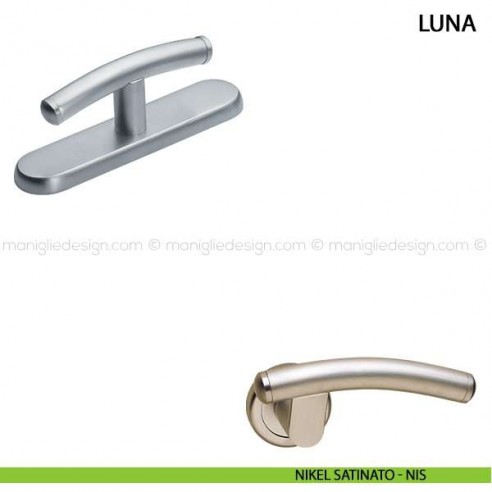 Maniglia cremonese per finestra Luna Manital nikel satinato