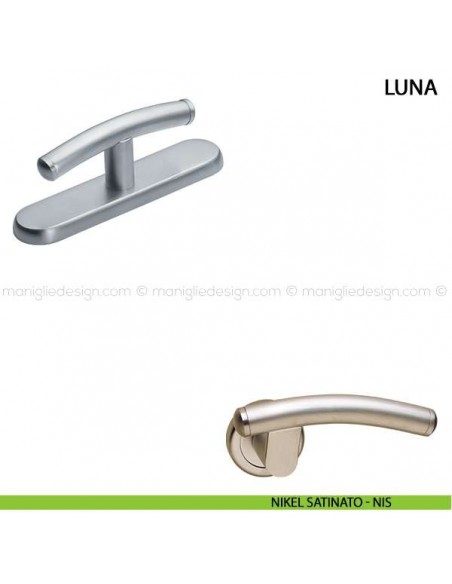 Maniglia cremonese per finestra Luna Manital nikel satinato