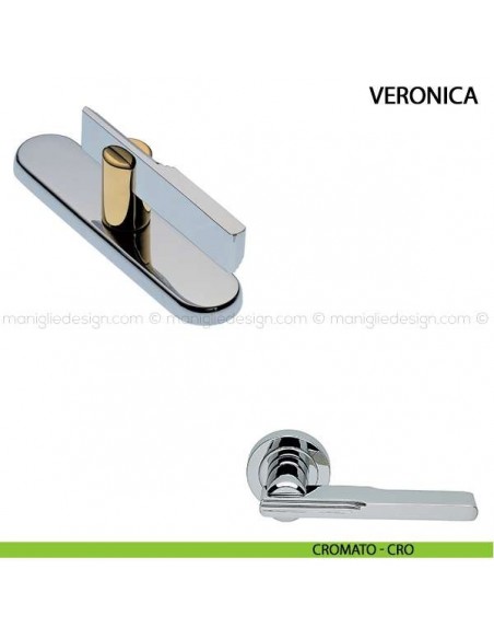Maniglia cremonese per finestra Veronica Manital cromato