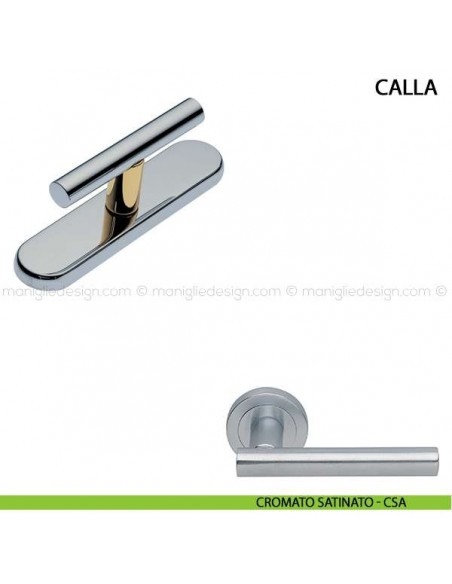 Maniglia cremonese per finestra Calla Manital cromato satinato