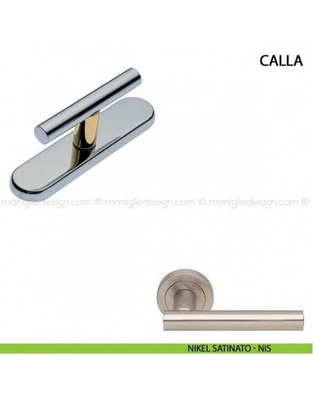 Maniglia cremonese per finestra Calla Manital nikel satinato