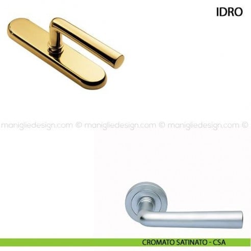 Maniglia cremonese per finestra Idro Manital cromato satinato