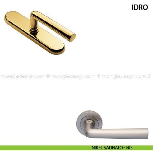 Maniglia cremonese per finestra Idro Manital nikel satinato