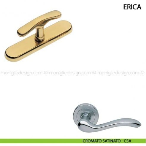 Maniglia cremonese per finestra Erica Manital cromato satinato