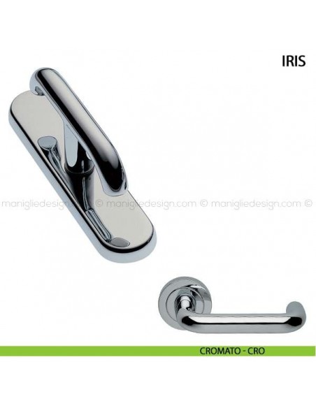 Maniglia cremonese per finestra Iris Manital cromato