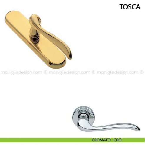 Maniglia cremonese per finestra Tosca Manital cromato