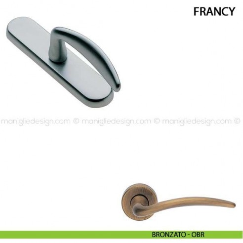 Maniglia cremonese per finestra Francy Manital bronzato