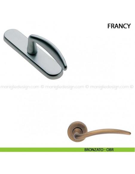 Maniglia cremonese per finestra Francy Manital bronzato