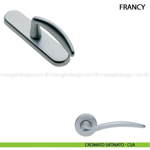 Maniglia cremonese per finestra Francy Manital cromato satinato