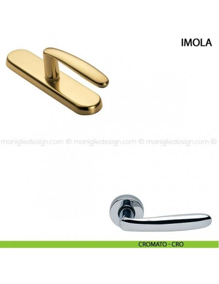 Maniglia cremonese per finestra Imola Manital cromato