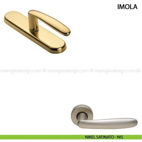 Maniglia cremonese per finestra Imola Manital nikel satinato