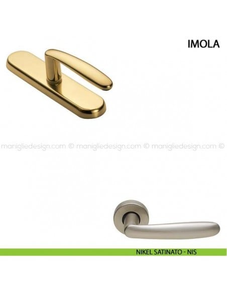 Maniglia cremonese per finestra Imola Manital nikel satinato