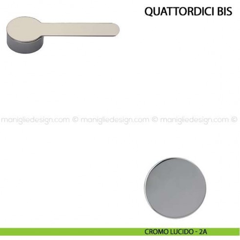 Maniglia per porta Quattordici Bis Comit cromo lucido