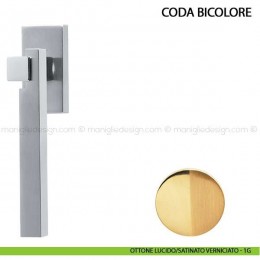 Maniglia per finestra martellina DK Coda Bicolore Comit 2