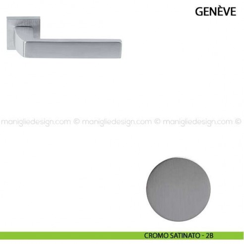 Maniglia per porta Genève Comit cromo satinato