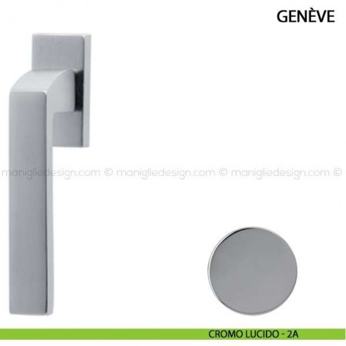 Maniglia per finestra martellina DK Genève Comit cromo lucido