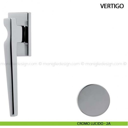 Maniglia per finestra martellina DK Vertigo Comit cromo lucido