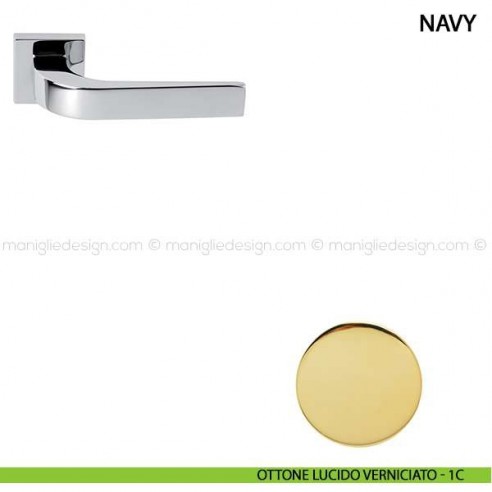 Maniglia per porta Navy Comit ottone lucido verniciato