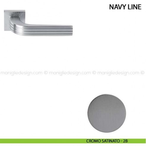 Maniglia per porta Navy Line Comit cromo satinato
