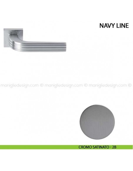 Maniglia per porta Navy Line Comit cromo satinato