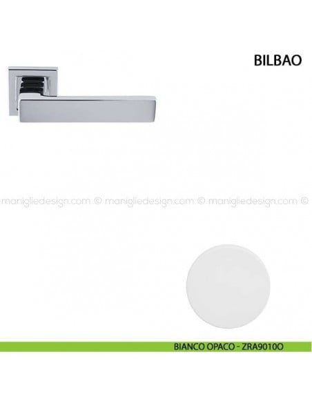 Maniglia per porta Bilbao Comit bianco opaco