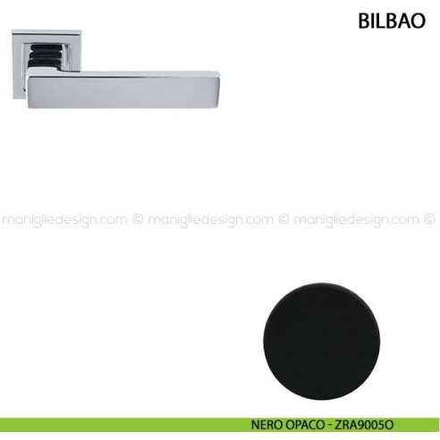 Maniglia per porta Bilbao Comit nero opaco