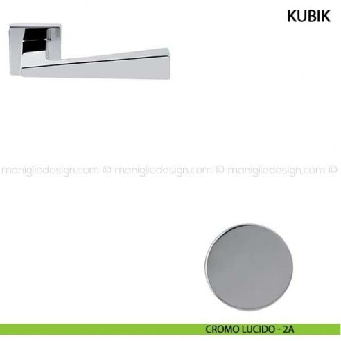 Maniglia per porta Kubik Comit cromo lucido