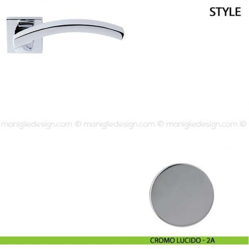 Maniglia per porta Style Comit cromo lucido